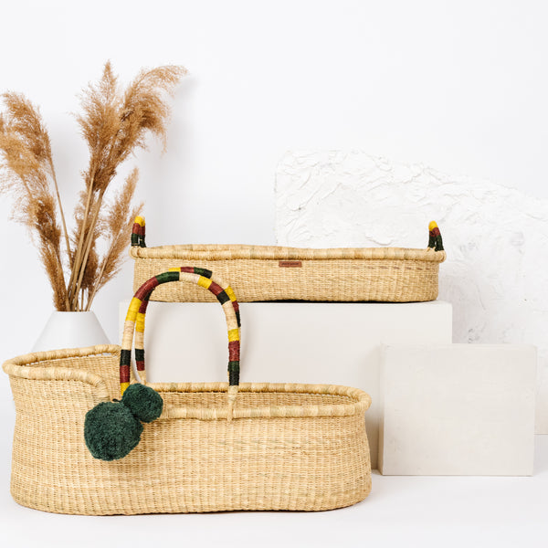 Savannah African Moses Basket Plum+Sparrow