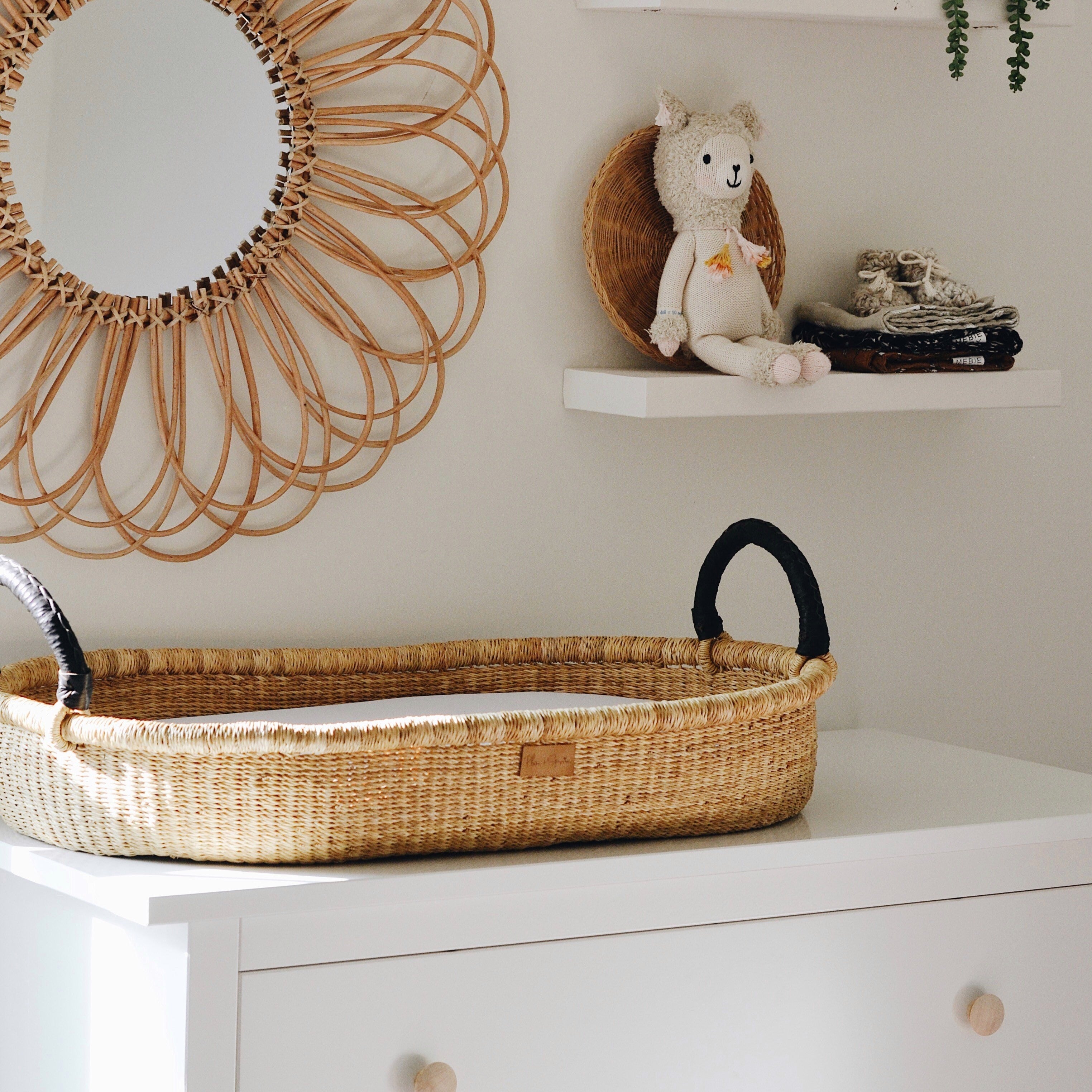 Black Changing Basket