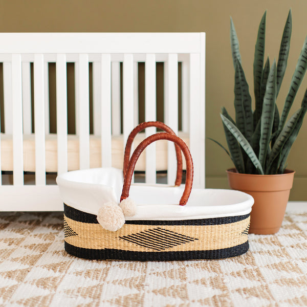 Meadow <br>Perfectly Imperfect<br> African Moses Basket