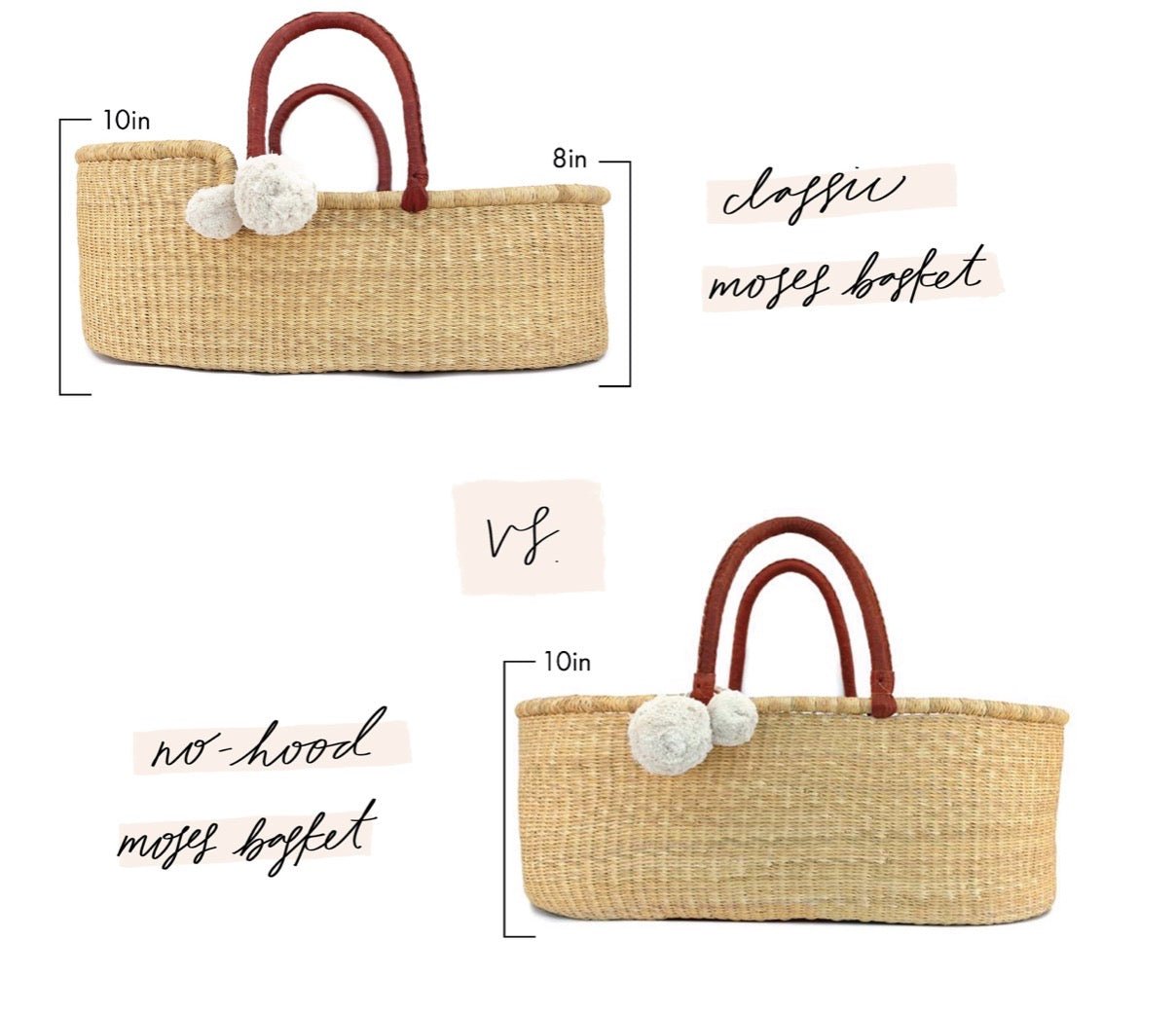 Vegan Handle Moses Basket