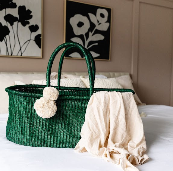 Field Green<br>No Hood<br>African Moses Basket