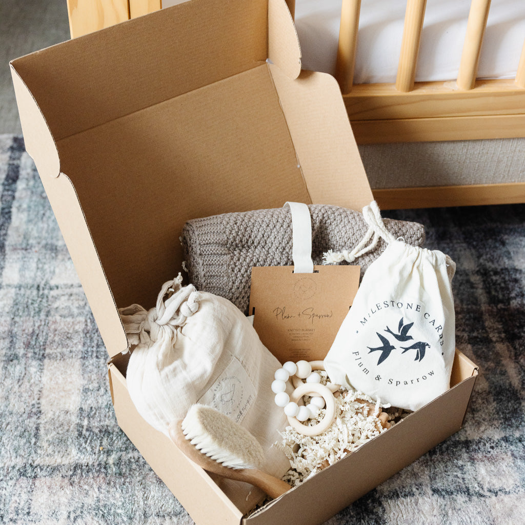 Newborn Deluxe Gift Set Pewter