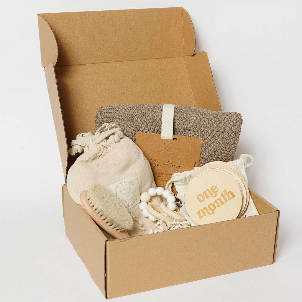 Newborn Deluxe Gift Set Pewter