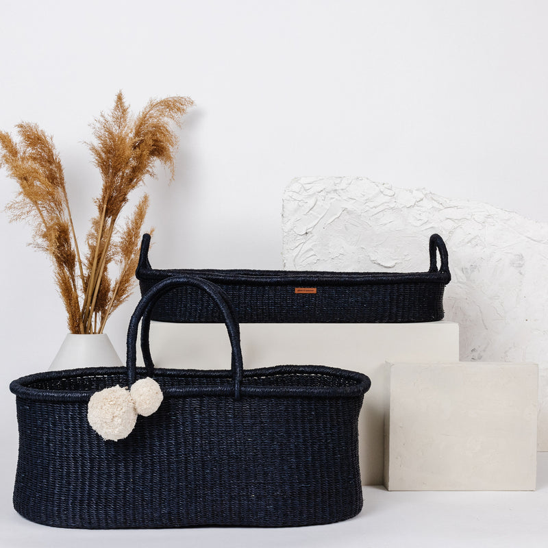 Midnight Navy<br>No Hood<br>African Moses Basket