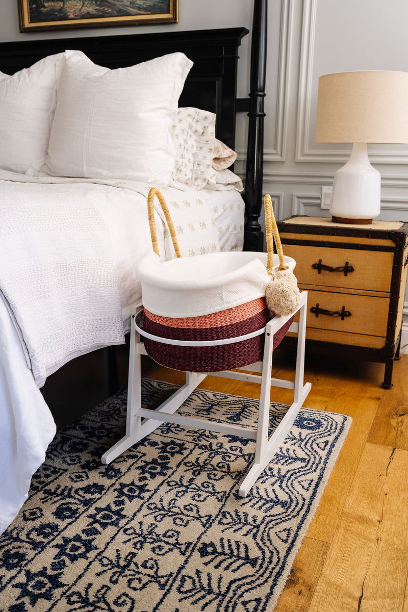 Pink Two Tone<br>African Moses Basket
