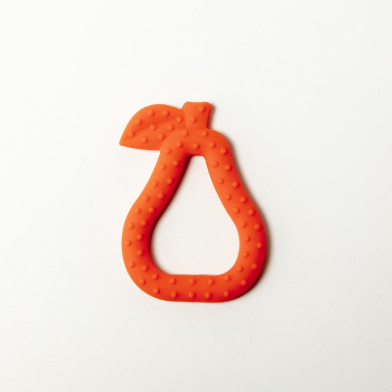 Pear Shaped Teether<br>Tangerine
