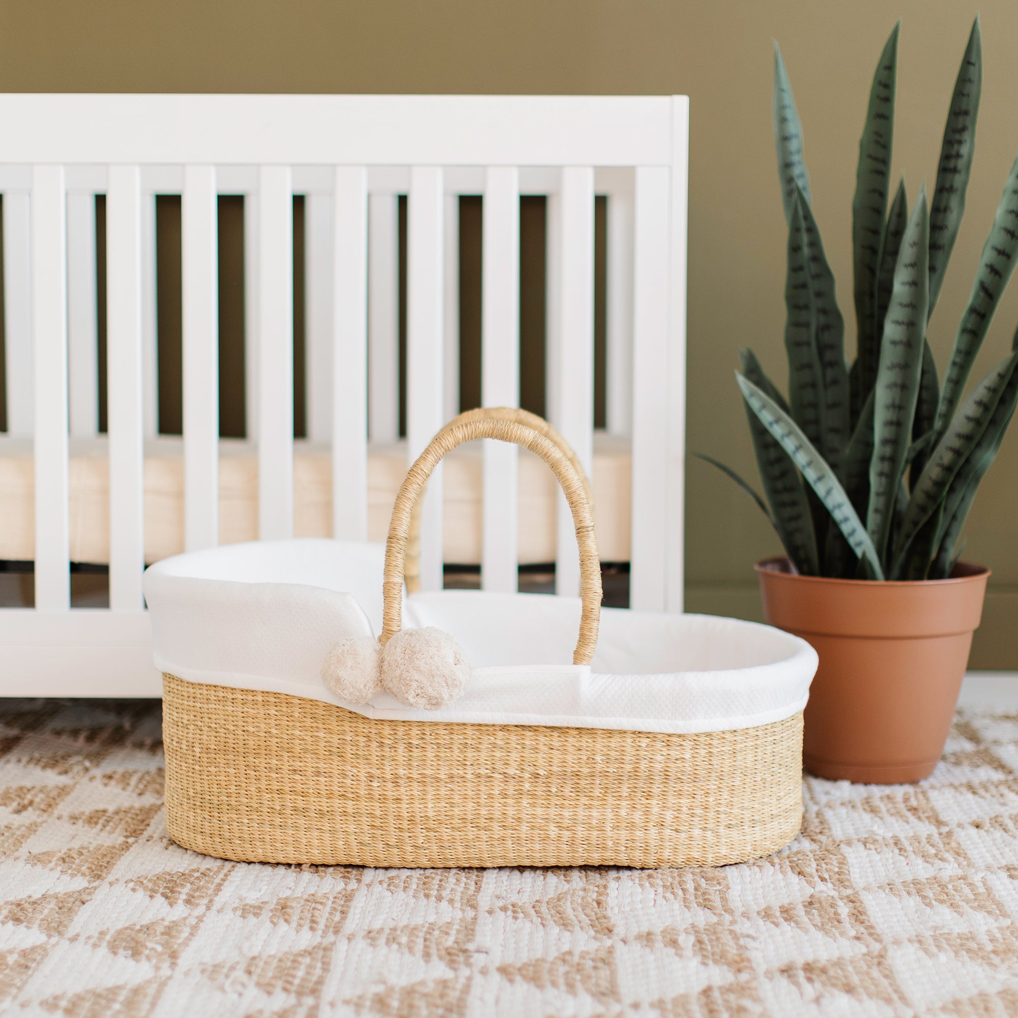 Vegan Handle Moses Basket