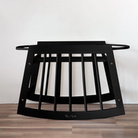 Modern Rocking<br> Moses Bassinet Stand<br> with brake<br>Black