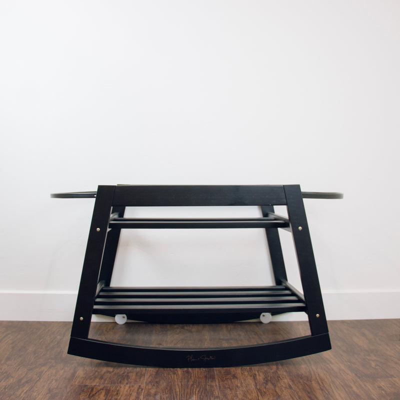 Classic Rocking Moses Bassinet Stand<br>with brake<br>Black