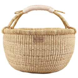 Natural<br>Cream Handle<br>Large Market Basket