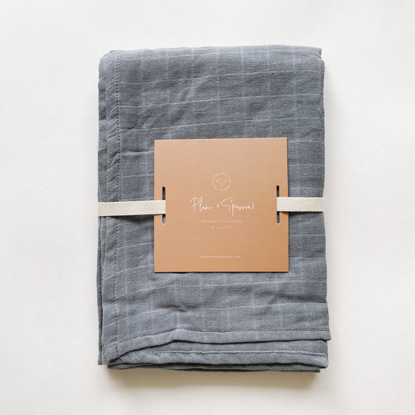 Swaddle<br>Muted Blue<br>discontinued design