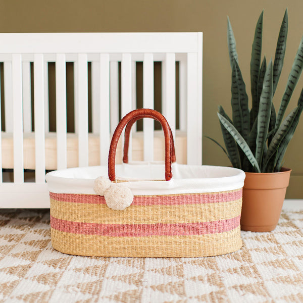 Wildflower<br>Signature Collection<br>No Hood<br>African Moses Basket<br>discontinued design